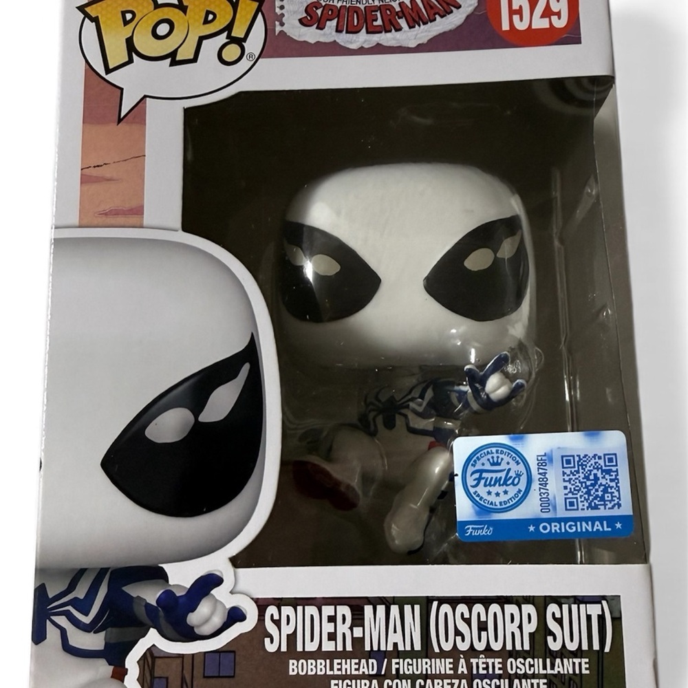 Funko Collectible Box with Gray and White Design